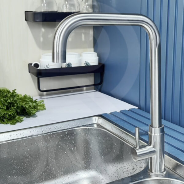Vòi bếp inox 304 một đường nước