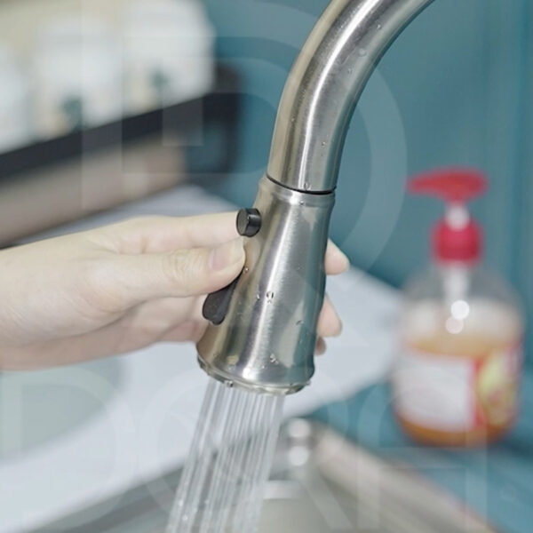 Vòi nhà bếp hiện đại có dây rút
