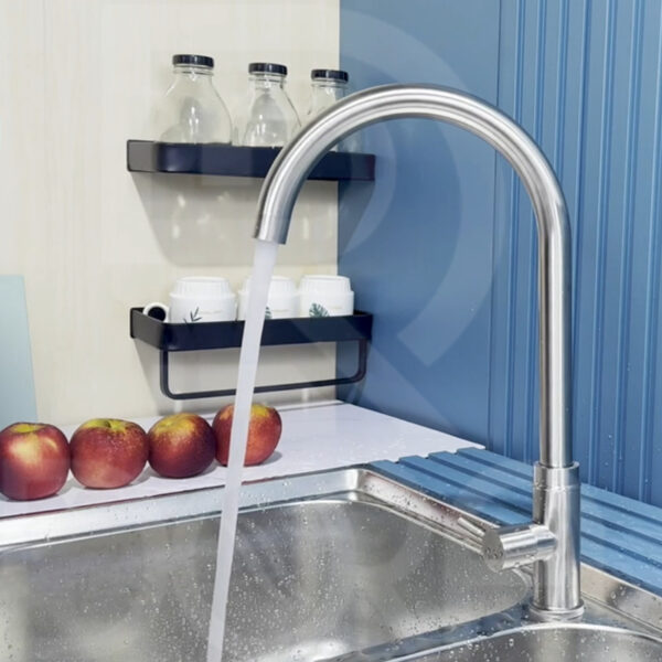 Vòi rửa chén lạnh phi 24 - DR114 mờ
