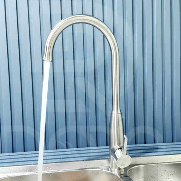 Vòi nhà bếp inox 304 -DR205 mờ