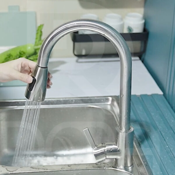 Vòi chén rút dây nóng lạnh hai chức năng