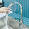 Vòi nhà bếp inox mài bóng thủ công