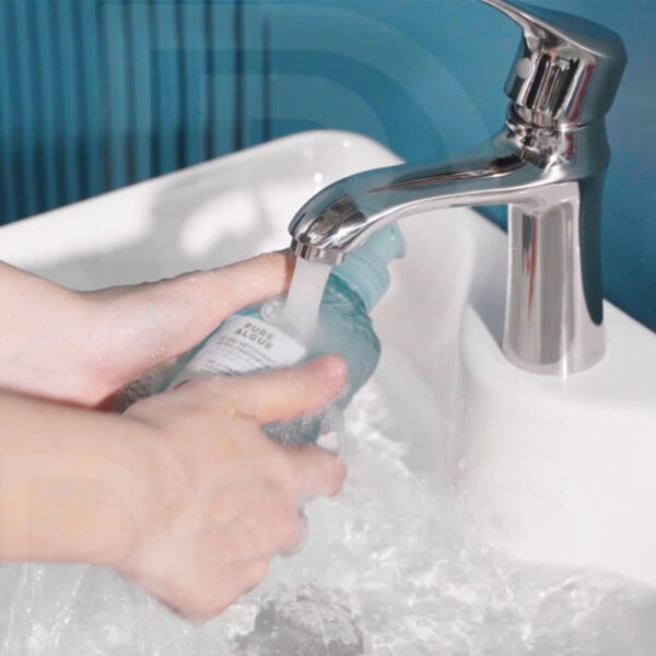 Vòi lavabo tròn inox 304 - DR315 bóng