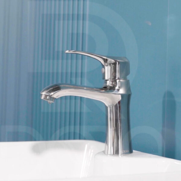 Vòi lavabo tròn hàng inox 304 đúc