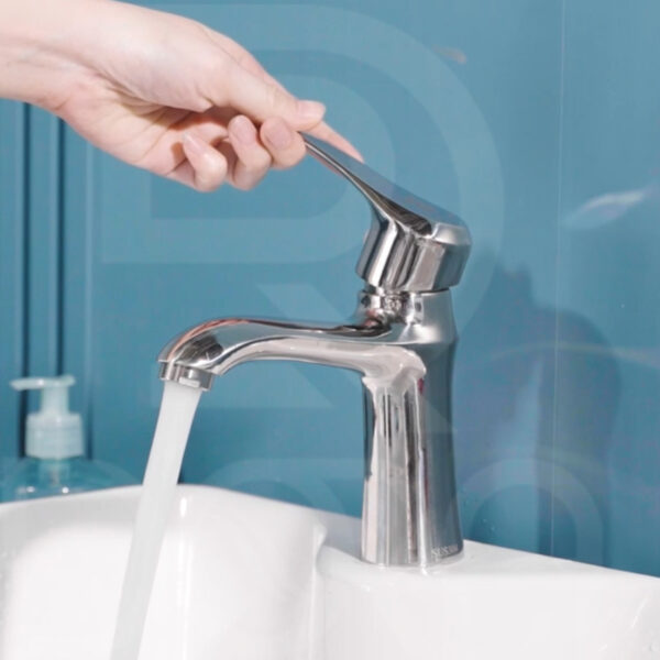 Vòi lavabo tròn nước mạnh
