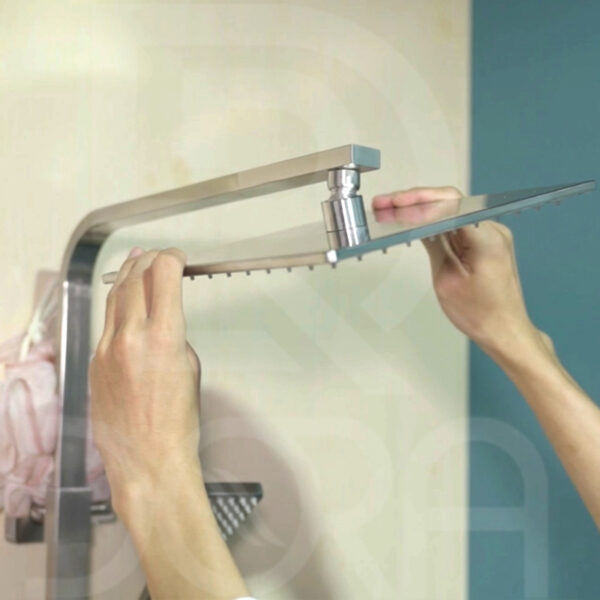 Đài vuông hộp inox 304 mờ