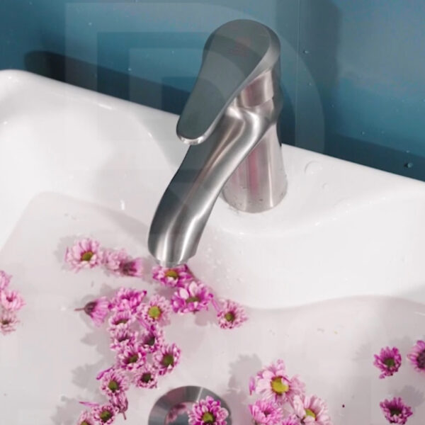 Vòi rửa mặt inox 304 đúc