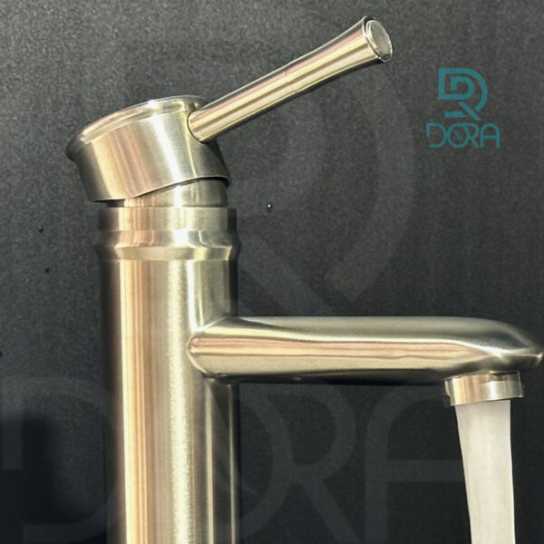 Vòi rửa mặt cao 3 tấc inox 304